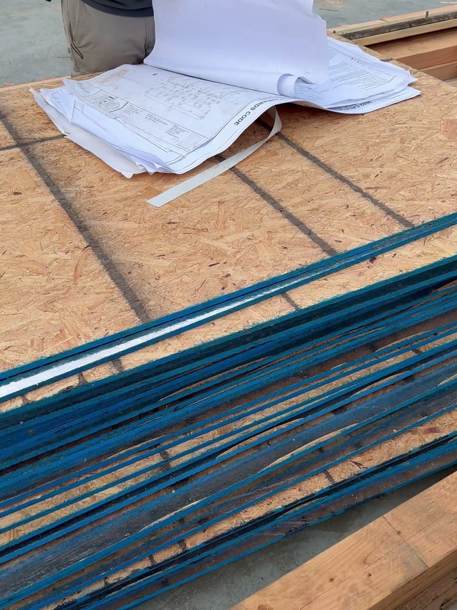Working from the approved plans