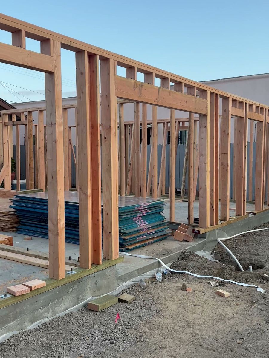 First walls standing