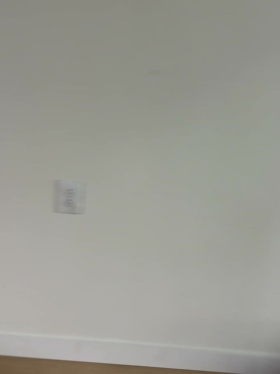 Walls patched and painted