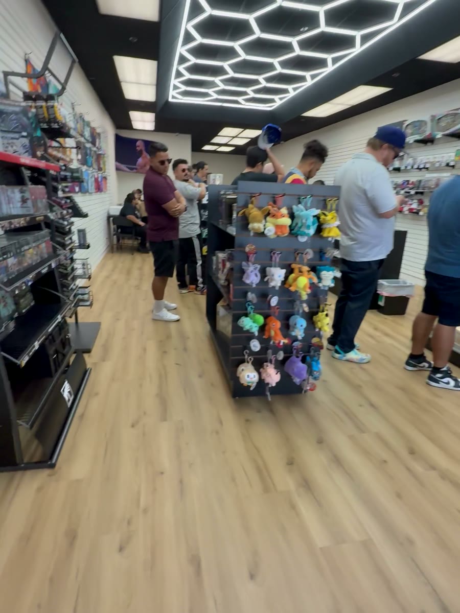 Shoppers on opening day