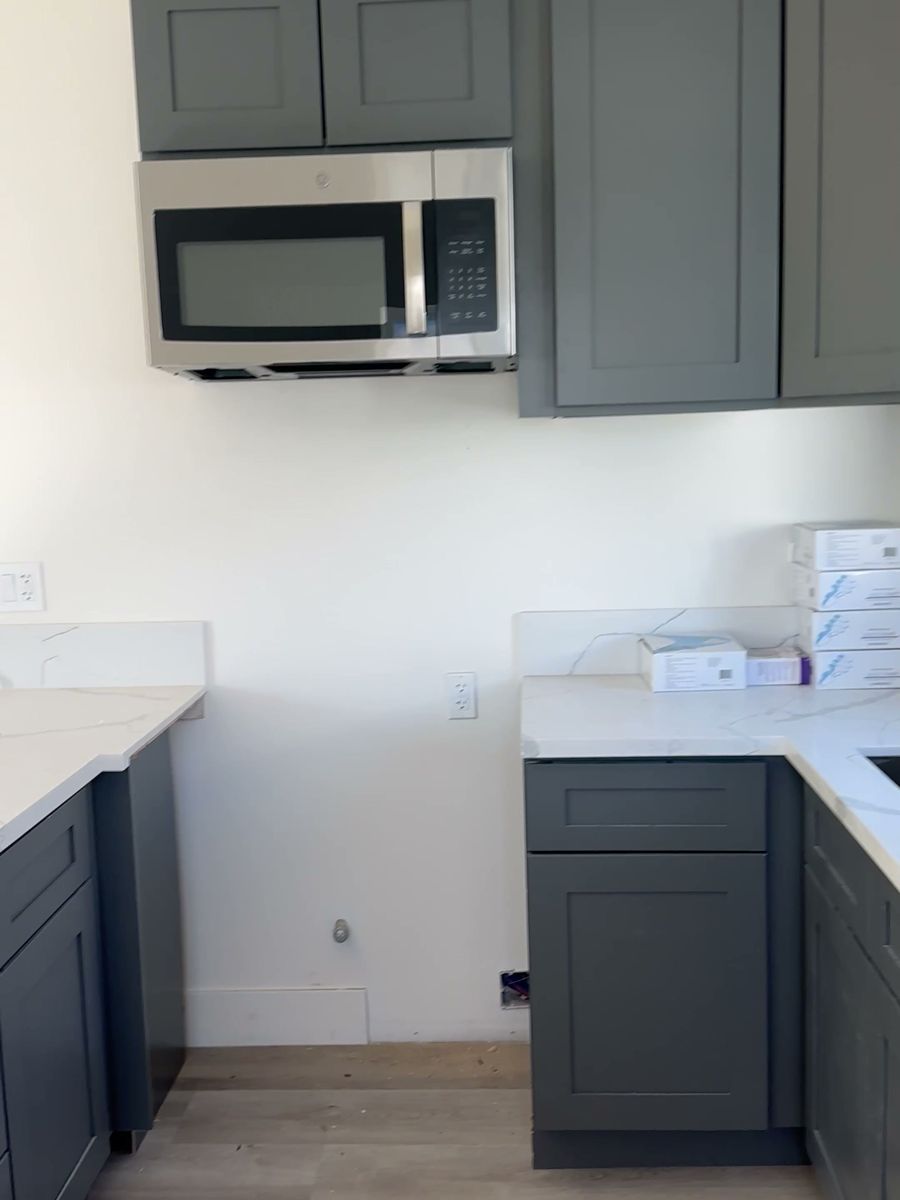 Finished kitchen