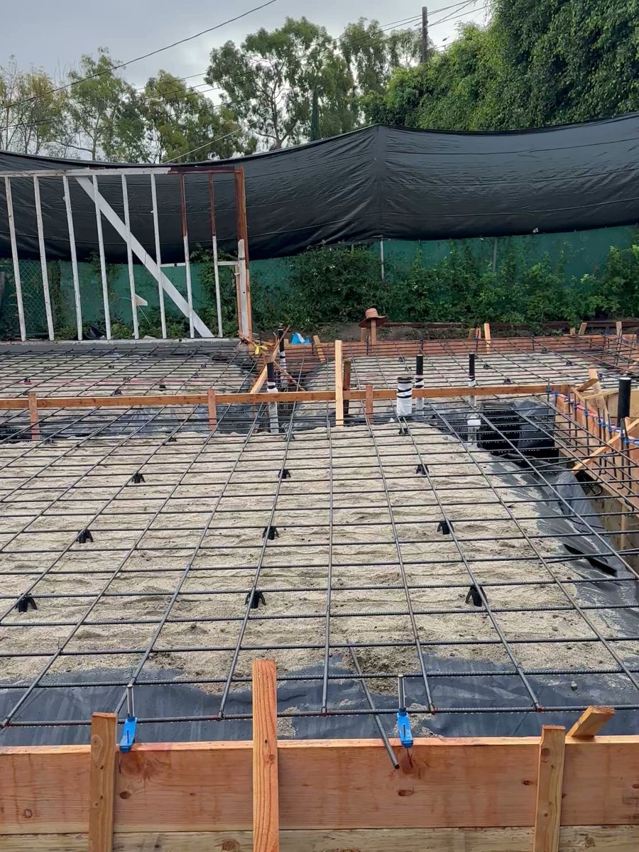 Rebar ready for inspection