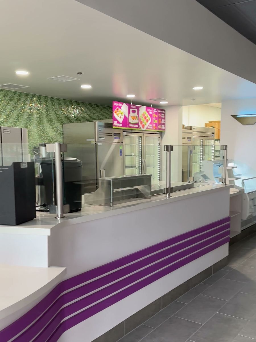 Finished service counter