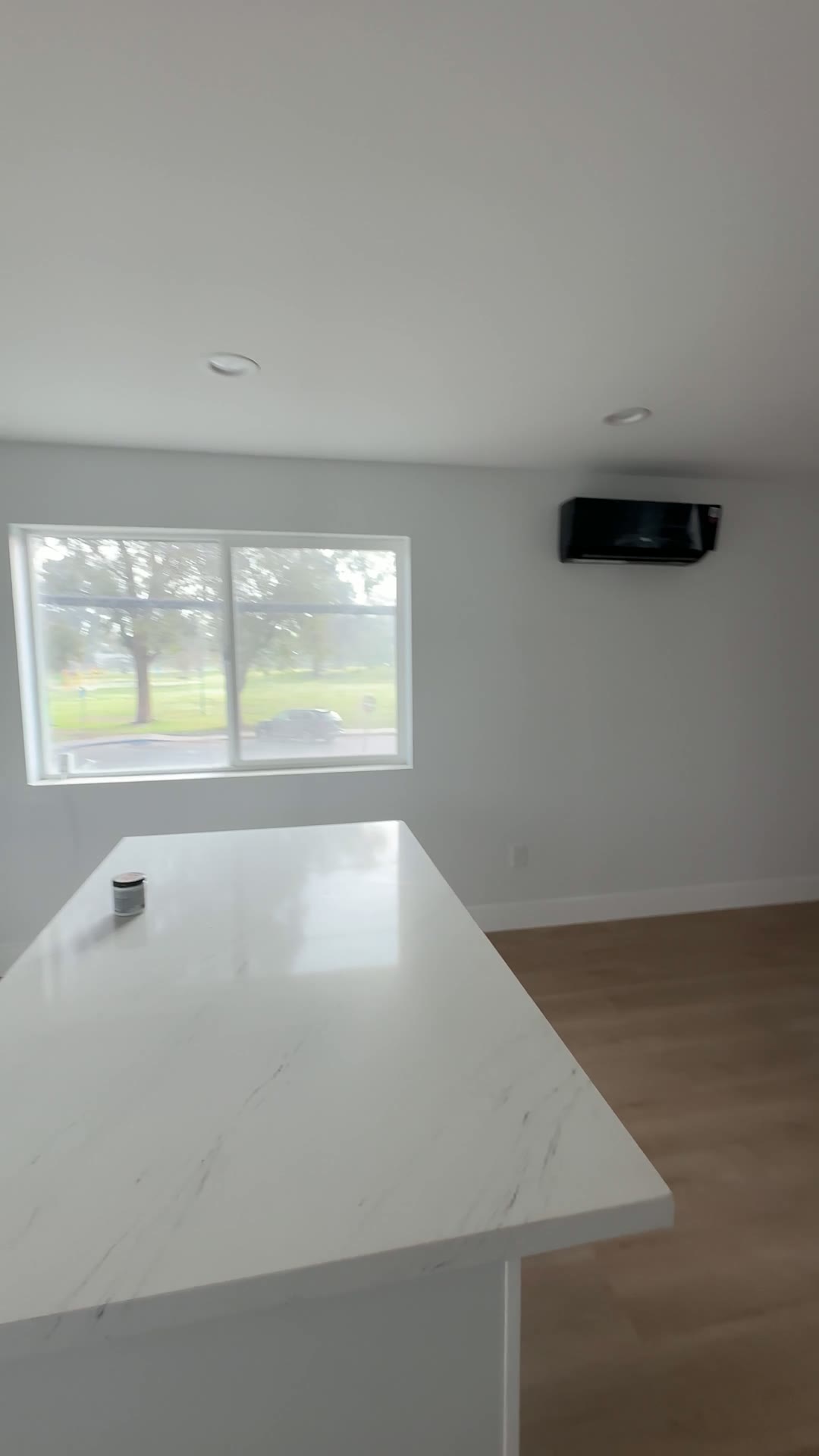 Island, windows and mini-split